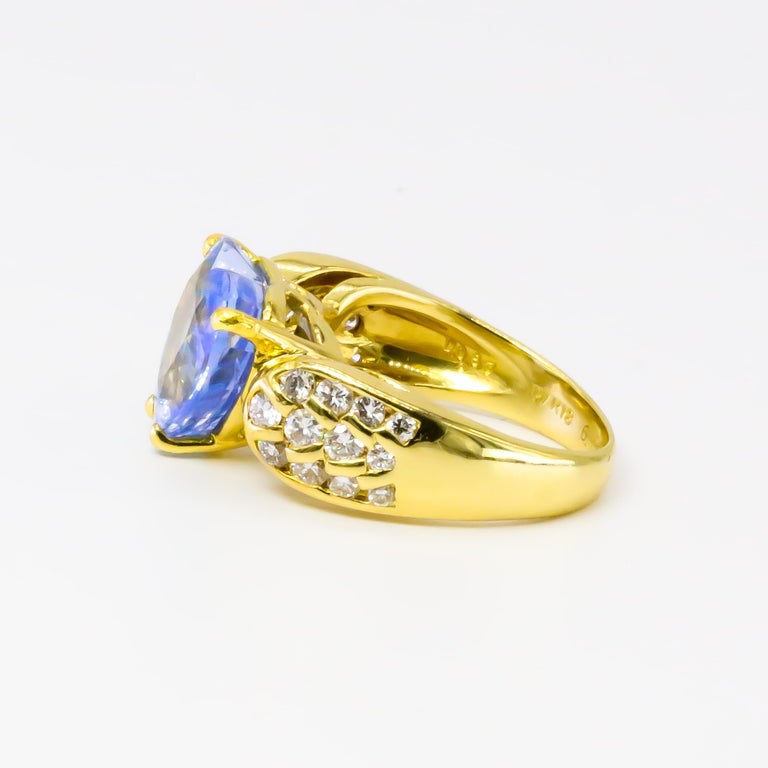 Beautiful Heart Sapphire Ring