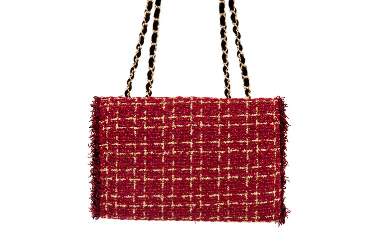 Brielle Red Woven Crossbody Bag
