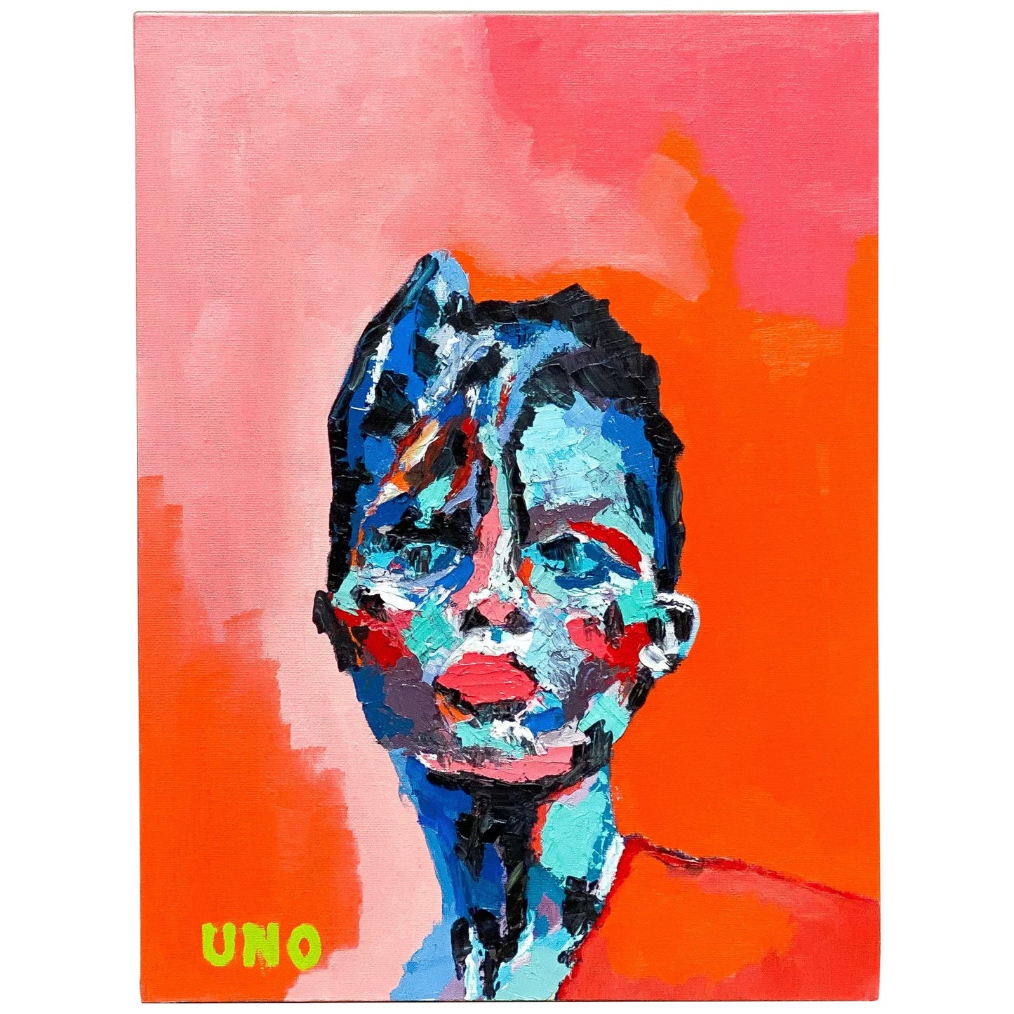 Contrasted Portrait painting by UNO