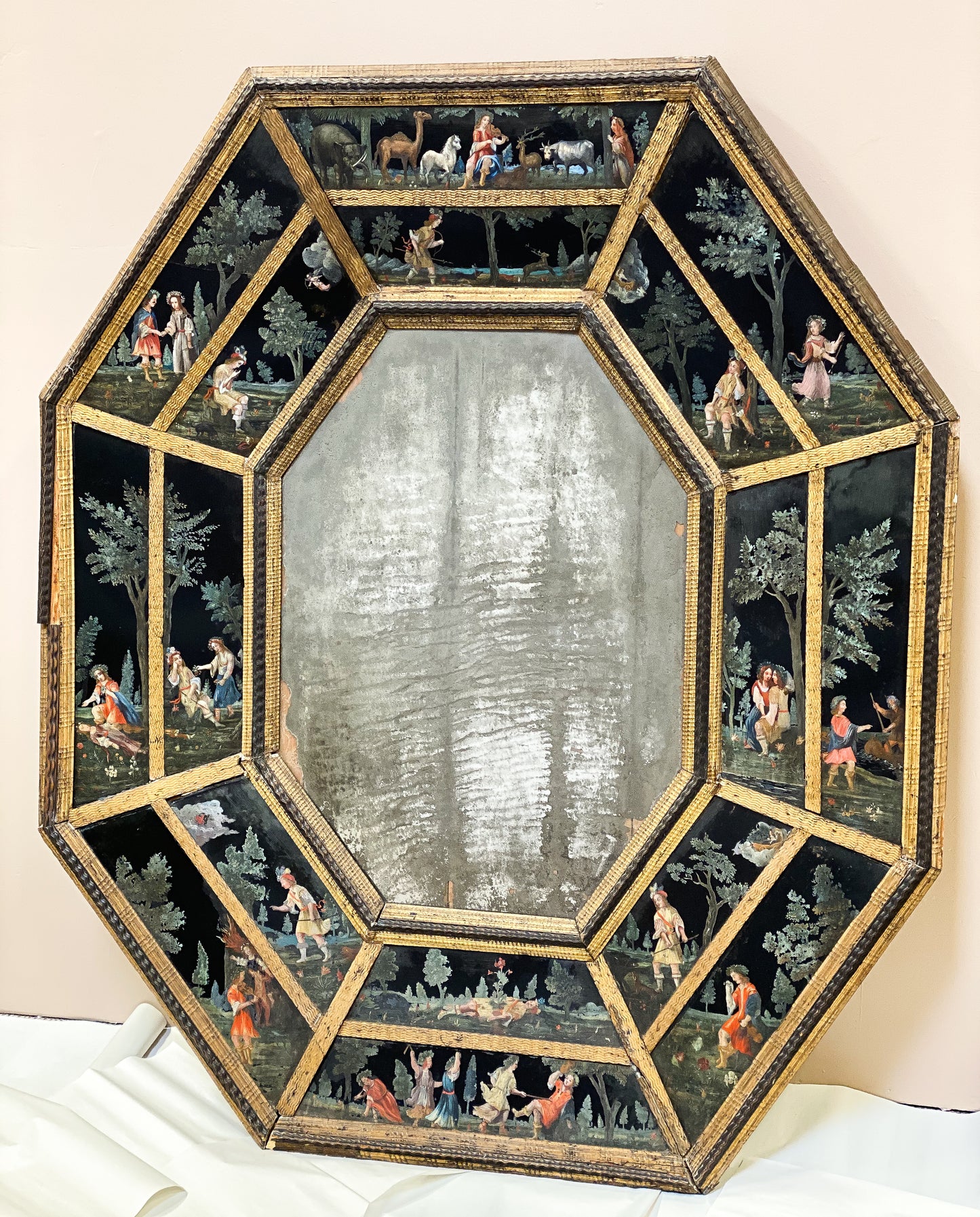 Large Antique Venetian Mirror