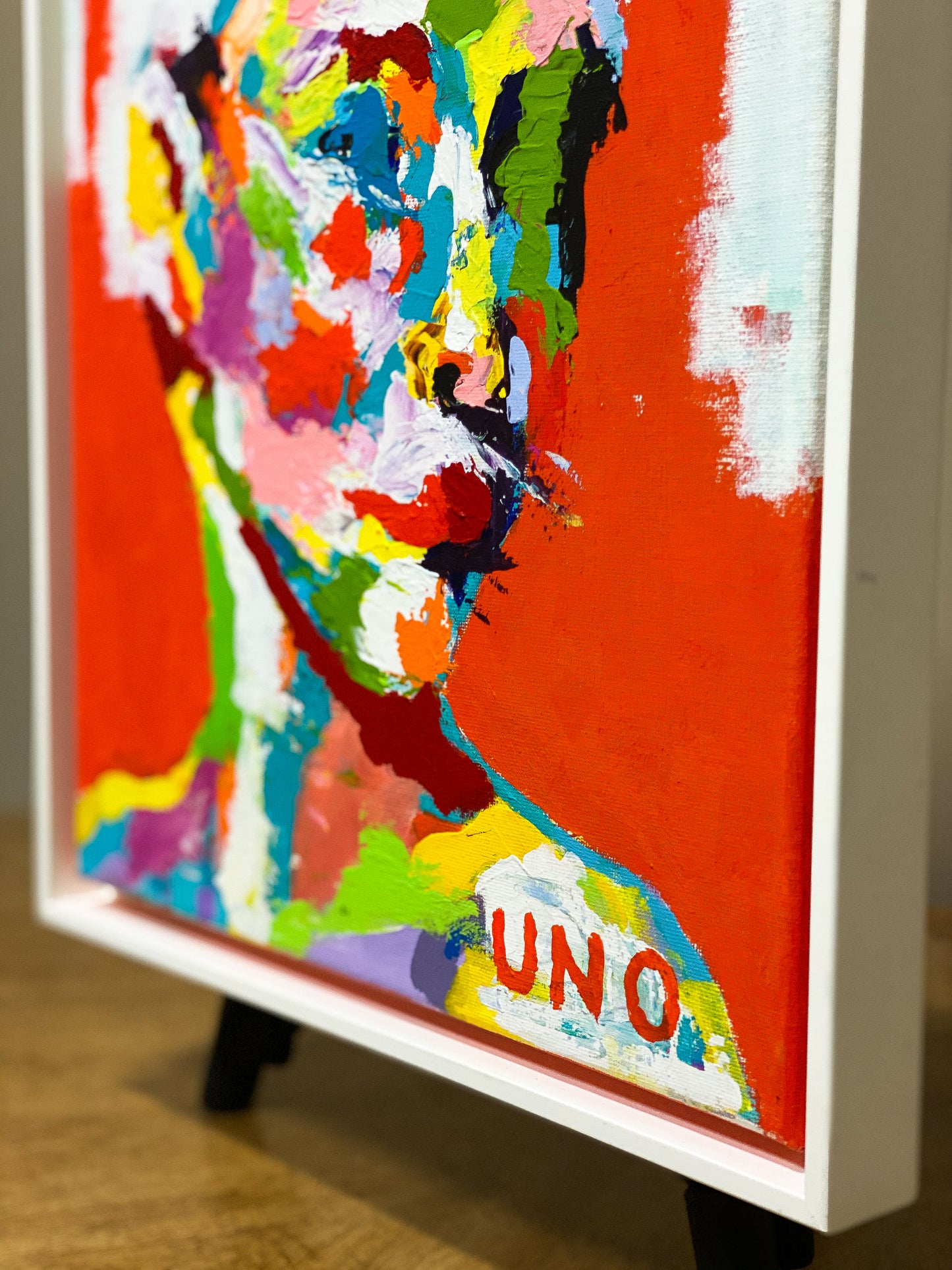 Abstract Portrait by UNO Framed II